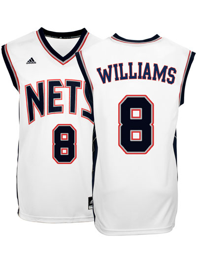 Top quality and durable NBA New Adidas Jersey Nets 8 Deron Williams Swingman Home Adidas Jersey
